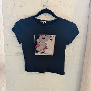 Black Reforming Graphic Baby Tee